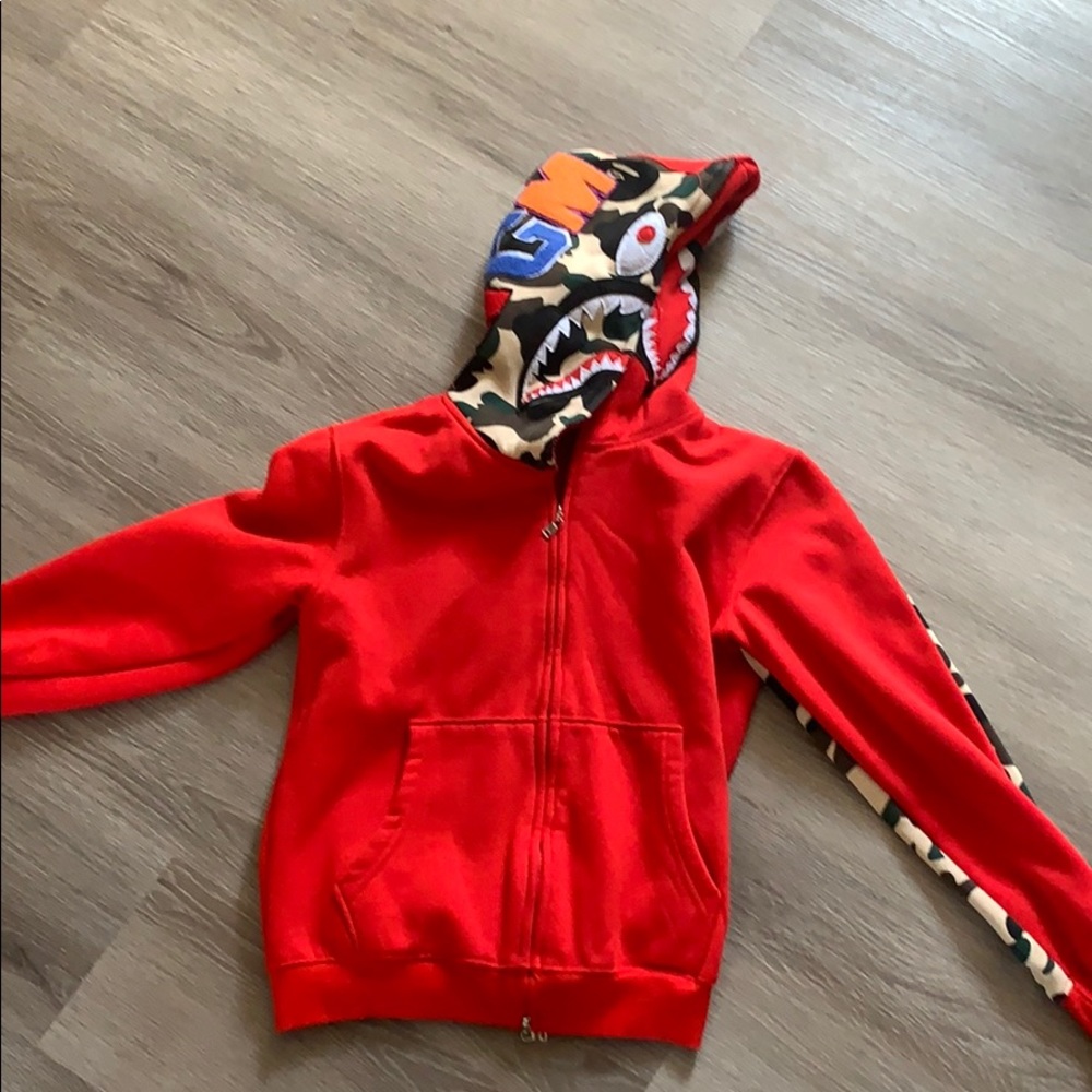 A Bathing Ape Zip Up Sweater